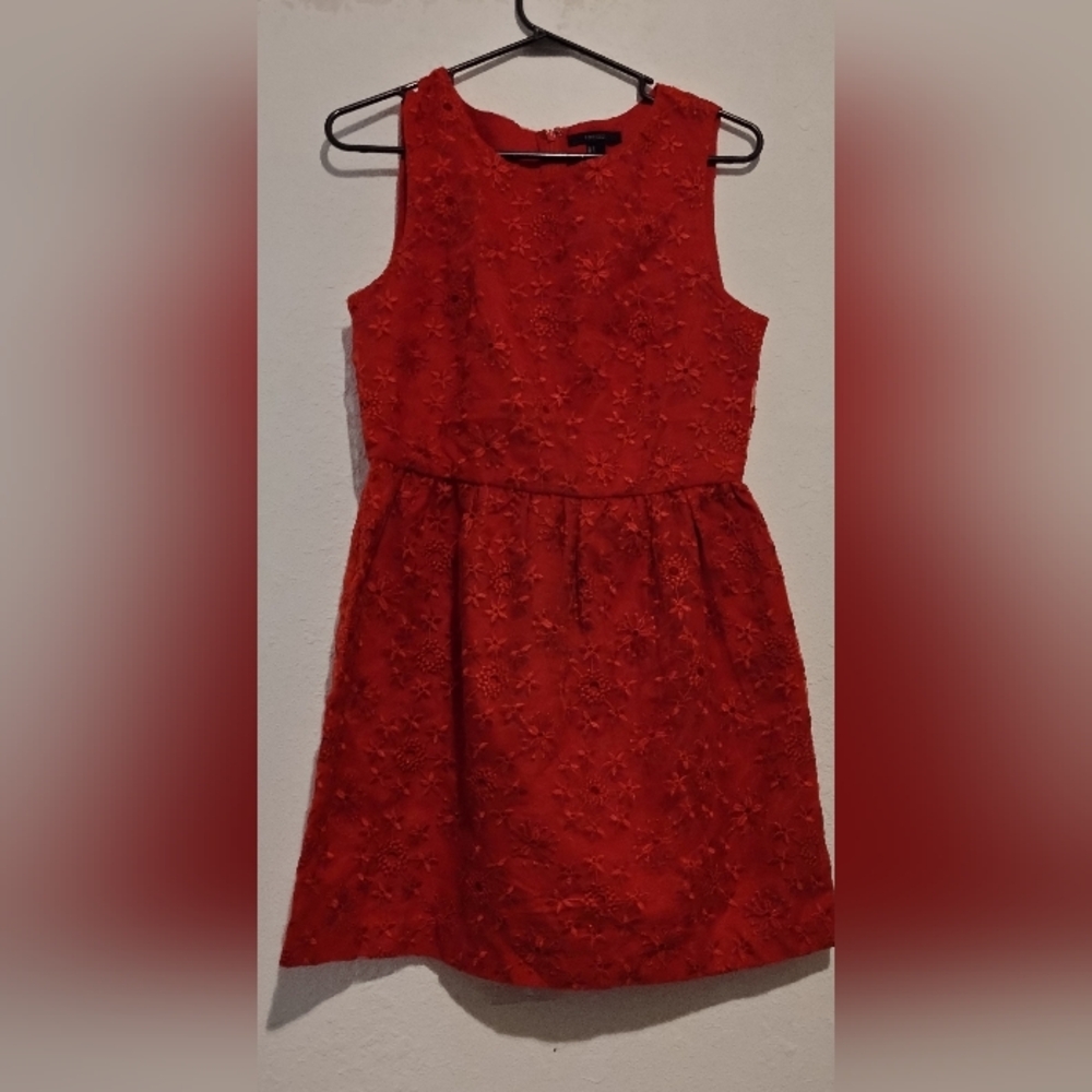Forever 21 red embroidered dress